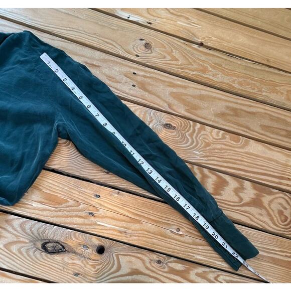 Twinset Simona Barbieri Silk Tie Neck Blouse Size 42 (Small) Women’s Green - Picture 8 of 8